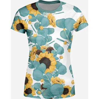 Dámské tričko UTOPY Dámské sportovní tričko Sunflower Velikost: 7XL