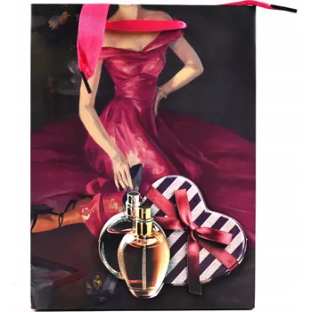 Dárková taška ELEGANTNÍ MALÁ DÁRKOVÁ TAŠKA PRO ŽENY 18x24CM RŮZNÉ BARVY