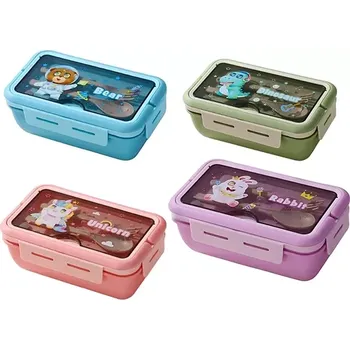 Láhev Dětský obědář s lahví na vodu Fauna - zelená