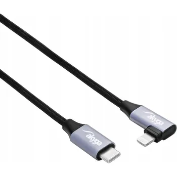 Datový kabel Úhlový kabel Lightning / USB-C rychlé nabíjení 30W pro Apple iPhone 1m