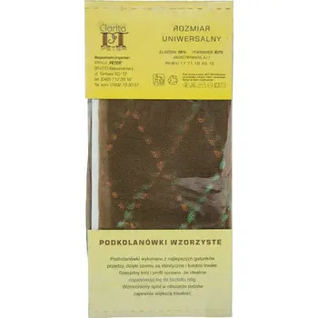 Dámské ponožky Vzorované podkolenky hnědé vysoká kvalita trvanlivé univerzální