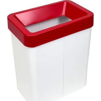 Odpadkový koš Odpadkový koš na tříděný odpad Caimi Brevetti Maxi W,50 L, červený, elektro