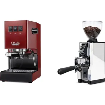 Kávovar Gaggia Classic E24 BC, red + Eureka Mignon Libra 65 All Purpose…
