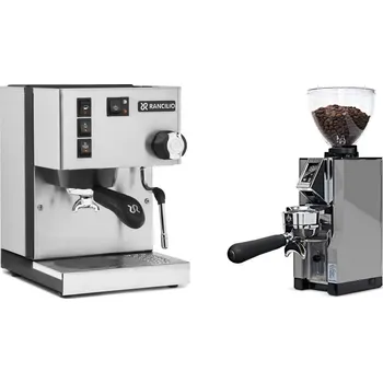 Kávovar Rancilio Silvia E + Eureka Mignon Libra 65 All Purpose, CR grey