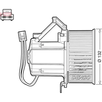 vnitřní ventilátor DENSO DEA02008