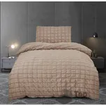 Krepové povlečení NAOMI 140x200+70x90 Latté