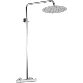 Sprchový set JB Sanitary Sprchová sestava s termostatickou baterií s horním vývodem, průměr 30cm, 150 mm, chrom, ST 61 000 00 4