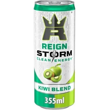 Energetický nápoj Reign Storm sycený energetický nápoj s příchutí kiwi a jablka 355 ml
