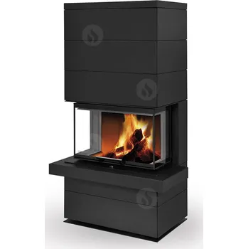 Romotop CARA C N 03 plech - designový akumulační krb s výsuvnými dvířky