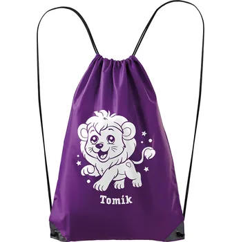Vak Lev se jménem - polyester Barva: Fialová