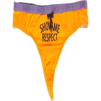 Kalhotky Dámská oranžová tanga DATCH Datch oranžová | fialová 3358289