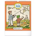 KALENDÁŘ 2026 NÁST: JOSEF LADA/ŘÍKADLA