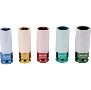 Gola sada PROJAHN 1/2" Impactová hlavice 19mm/85mm zlatá