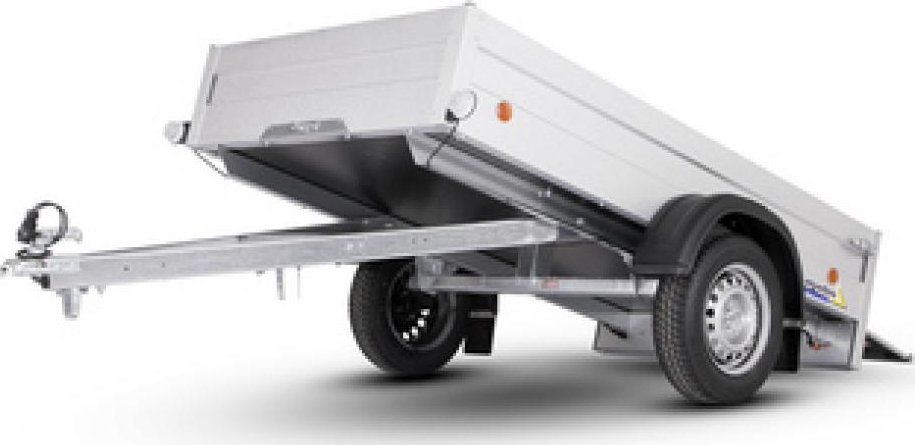 Přívěs Agados HANDY-8 - sklopný+rampa