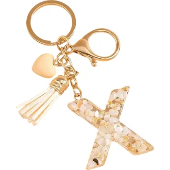 Přívěsek Kľúčenka Abeceda - X/Biela