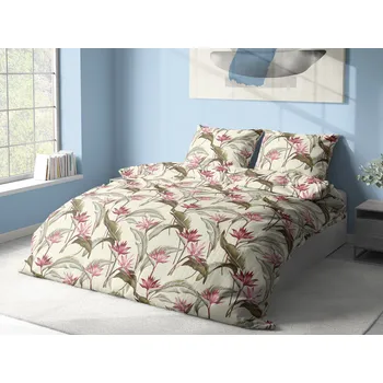 Povlečení Aaryans bavlněné povlečení Linette růžové 140x200/70x90cm