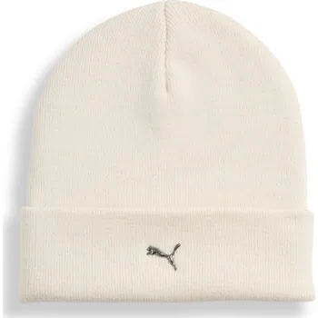 Čepice Zimní čepice PUMA METAL PUMA CAT HIGH CROWN BEANIE 02640404 – Bílá