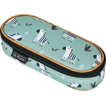 Penál Pouzdro etue zelené zebra