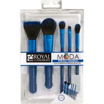 Kosmetický štětec Royal & Langnickel MODA PERFECT MINERAL Sada štětců (5 ks) Varianta: Nový produkt - modrá