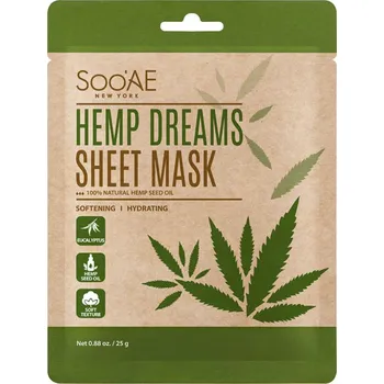 Pleťová maska Soo'AE HEMP DREAMS KONOPNÁ MASKA 25g