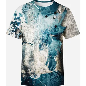 Pánské tričko UTOPY Pánské sportovní tričko Turquoise Desert Velikost: 6XL