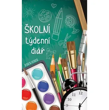 Diář ARIA-CARDS Diář školní týdenní 2025/2026 potisk / 9cm x 15cm / SDT19