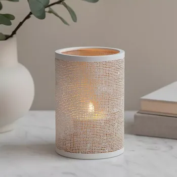 Svícen House Doctor – Kovový svícen "Hessian", velký (Army/Gold)