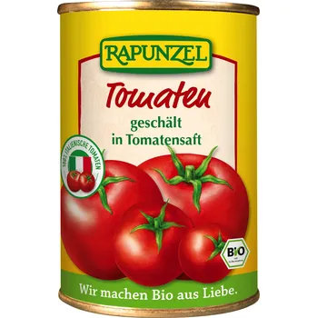 Luštěnina Rapunzel Výprodej Rajčata loupaná 400 g BIO RAPUNZEL-exp. 18.08.2025