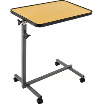 Stolek k lůžku pacienta s nastavitelnou deskou