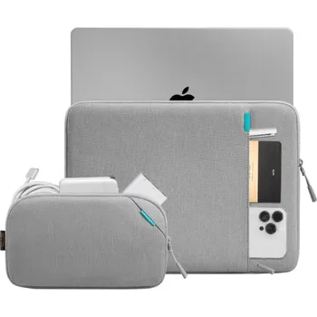 Příslušenství pro notebook tomtoc Sleeve Kit - 14" MacBook Pro, tmavě šedá TOM-A13D2GW