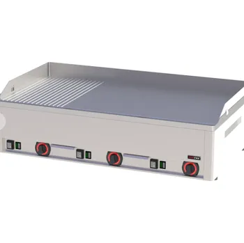 Kuchyňský gril RM GASTRO Elektrická grilovací deska kombinovaná FTHR 90 E RedFox