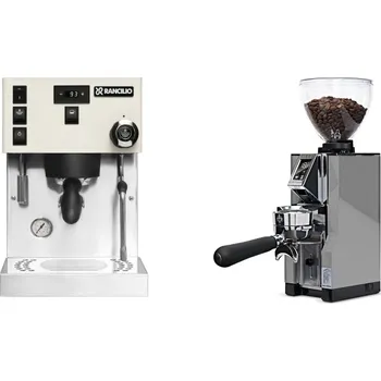Kávovar Rancilio Silvia PRO X, white + Eureka Mignon Libra 65 All…