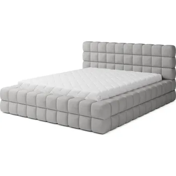 Postel Dvoulůžková postel DIZZLE 160x200 se zvedacím roštem Touch 03 šedá