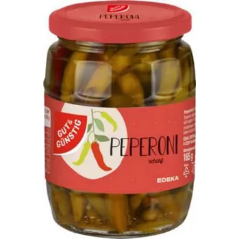 Zelenina G&G feferonky, pálivé 300 g
