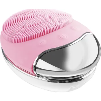 Pleťová kosmetika PALSAR7 Silikonový kartáček na čištění pleti s podložkou Barva: Světle růžový