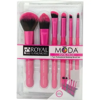 Kosmetický štětec Royal & Langnickel MODA TOTAL FACE Sada štětců (6 ks) Barva: Růžová, Varianta: Nový produkt