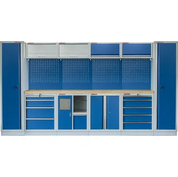 Kvalitní PROFI BLUE dílenský nábytek 3920 x 495 x 2000 mm - MTGS1301AB