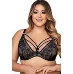 Černá krajková podprsenka Ava 1824 Black Maxi Velikost: 100F