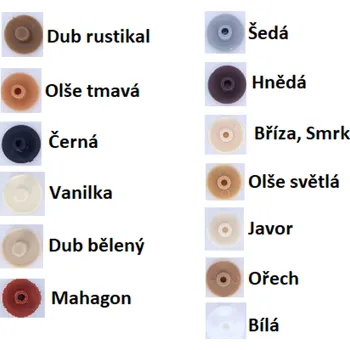 Vrut TS Krytka konfirmátu - plastová