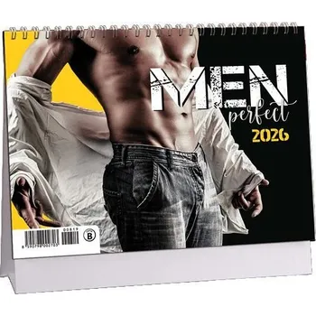 Kalendář ARIA-CARDS Kalendář stolní 14denní Perfekt men 2026 / 23cm x 16cm / K819