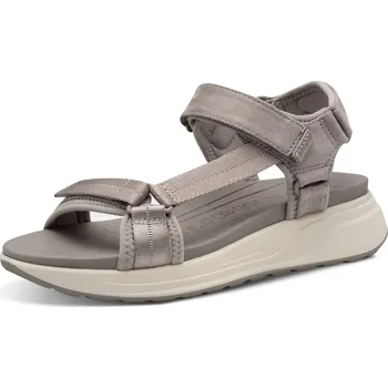 Dámské sandále Dámské sandály na klínku Tamaris 1-28713-44 200 šedé 38