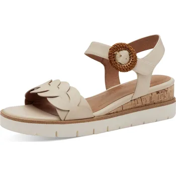 Dámské sandále Dámské sandály na klínku Tamaris 1-28258-44 418 béžové 41