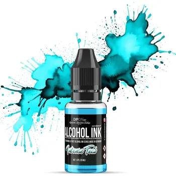 DIPON Intense Teal - Tyrkysový alkoholový inkoust 20 ml
