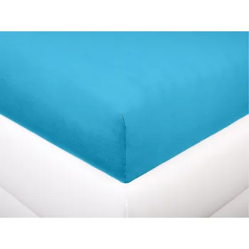 Prostěradlo Aaryans Jersey prostěradlo tyrkysové Rozměry prostěradla: 90x200 cm