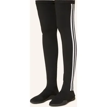 Dámská obuv Adidas Originals Overknee Kozačky Taekwondo Mei, černá / bílá