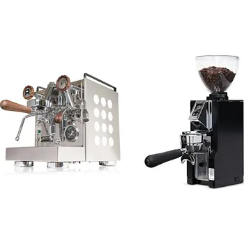 Kávovar Rocket Espresso Appartamento, white, walnut + Eureka Mignon…