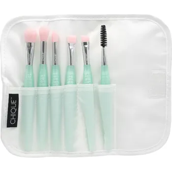 Kosmetický štětec Royal & Langnickel CHIQUE™ Magic Eye Kit Mermaid - Sada kosmetických štětců na oči - mentolová
