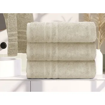 Ručník 2x osuška Comfort 70x140 cm krémová, 100% bavlna