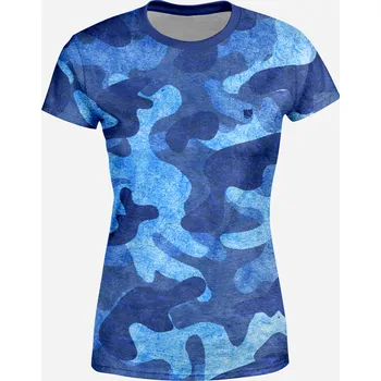 Dámské tričko UTOPY Dámské sportovní tričko Art of Camo Blue Velikost: 7XL