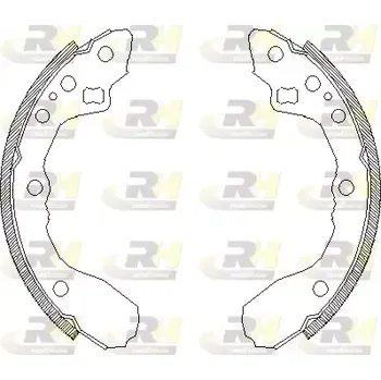 Brzdová čelist ROADHOUSE Brzdové pakny RDH 4344.00